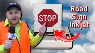 This Gigantic Printer Makes REAL Road Signs 🖨🛑