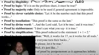 Many Methods of Mathematical Proofs (Livestream)