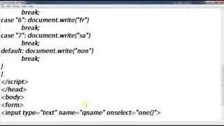 HOW DISPLAY NUMBER OF DAY IN THE WEEK USING JAVA SCRIPT AND SWITCH CASE