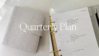 HOW I Use My Quarterly Planner Inserts | 2023 Big-Picture Planning PART 1  | MadyPlans