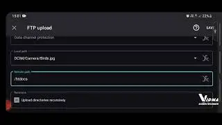 Use FTP to upload file to the server