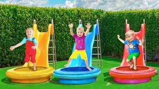 Oliver mengubah Rumah Menjadi Taman Trampolin!