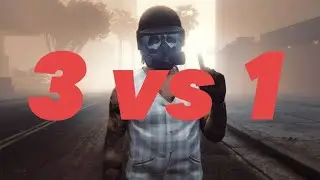 3 vs 1 PVP в гта 5 онлайн