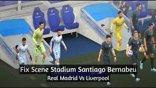 Fifa 16 M0d FC24 | Fix Entrance Scene Stadium Santiago Bernabeu | Fifa 16 Mobile Offline