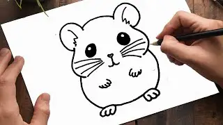 How To Draw A Hamster Easy Step By Step