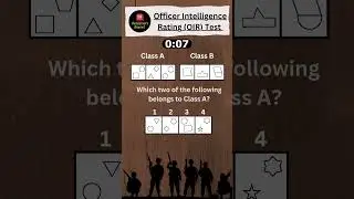Officer Intelligence Rating (OIR) Test || SSB Interview || 