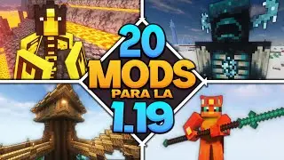 🔥 Top 20 USEFUL MODS ✔️ that IMPROVE SURVIVAL for Minecraft 1.19 Weapons, Structures AND MORE 🚀 2022