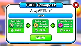 I COMPLETED The *FREE GAMEPASS* QUEST.. In Arm Wrestle Simulator