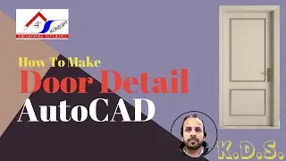 How To Make Door Detail In AutoCAD🚀 | Detail Drawing👈