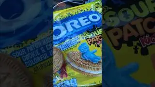 SOUR PATCH KIDS OREO COOKIES #cookies #snacks #review