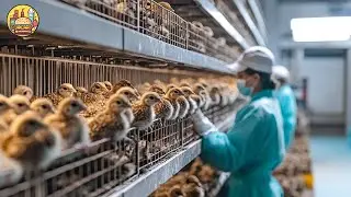 How Quail Farms Produce Millions of Eggs - Inside a Modern Quail Farm and Processing Facility