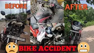 Bike Accident !!!😳 || Bike Service