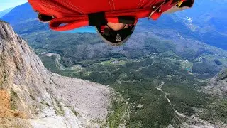 Wingsuit BASE Jump From Monte Brento | Extreme Adventures