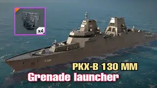 automatic PKX-B Grenade launcher Alpha Test | Modern Warships