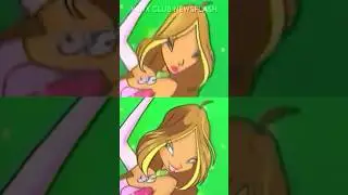 Flora's face in the final Magic Winx pose... 