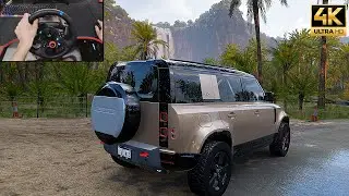 Land Rover Defender | OFFROAD | Forza Horizon 5 | Steering Wheel Gameplay