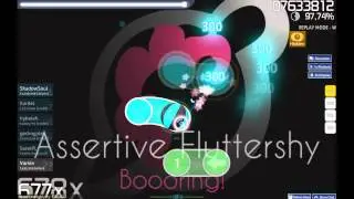Assertive Fluttershy - Boooring!! / OSU!