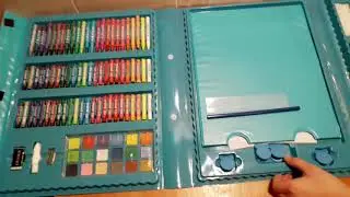 «Огляд набору для малювання з мольбертом у валізці Shipa Art Set Blue з Rozetka»