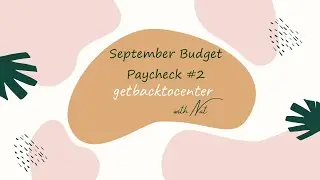 Budget With Me | Sept Paycheck #2 | Debt Payoff Journey