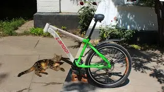 Assembling a bike from an old repaired frame