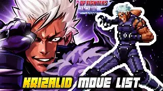 KRIZALID MOVE LIST - The King of Fighters 2002 Unlimited Match (KOF2002)