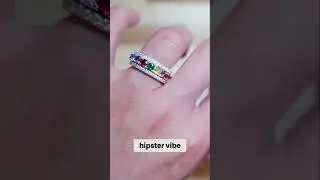 A Rainbow Fidget Spinner Ring?