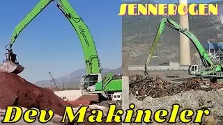 Gemilerdeki Yükleri Boşaltan-Hurdayı Toplu Alan Devasa Makineler!!!(SENNEBOGEN)