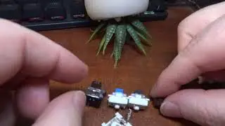 Inside Low Profile Outemu Brown keyboard switch