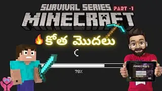 🏠Illu katesam | How to play Minecraft Survival Series | Telugu