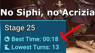 Sand Devil 25 in 20 Seconds! No Acrizia, no Siphi! | Raid Shadow Legends