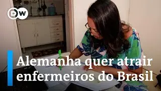 Enfermeira se prepara para trabalhar na Alemanha