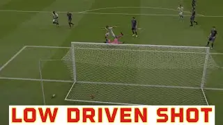 How to Score in Rivals with a Low Driven Shot | Low Drive fut tutorial guide