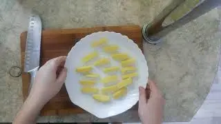 Картошка фри в микроволновке.Ну очень вкусно!!!!!!!!