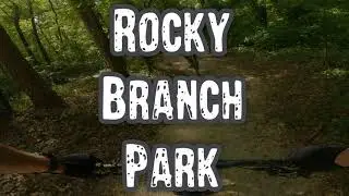 Mountain biking at Rocky Branch Park in Belmont, NC