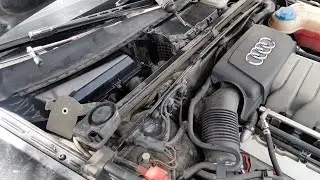 Supplement on cleaning the drains of the Audi A6 C6