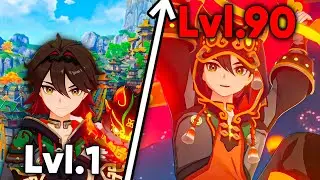 J'ai monté le MEILLEUR personnage 4 étoile de Genshin Impact en 2H !