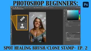 Photoshop Beginners – Spot Healing Brush & Clone Stamp Tool – Episode 2