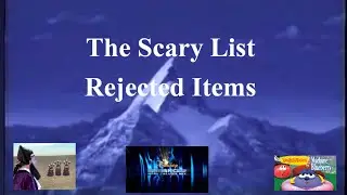 The Scary List Rejected Items