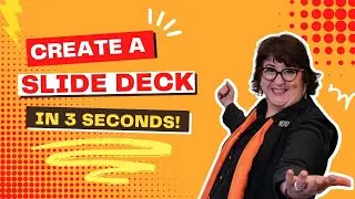 How to create an entire presentation from scratch in 3 seconds!