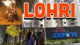 Aparna Sarovar Zenith Lohri festival celebrations