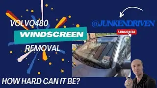 Project Volvo480 - Replacing the front Windscreen at home DIY - How difficult is it?