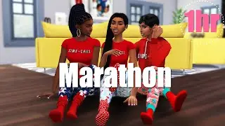 ATHENA & KENNEDY 1 HR MARATHON 🎮SIMS 4 MACHINIMA VLOG SERIES VOICEOVER Episodes 1-6