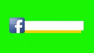 Facebook and Instagram intro green screen video || Full HD green screen video