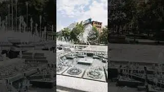 Фонтаны в парке . #фонтан #вода #лето #summer #water #fountain