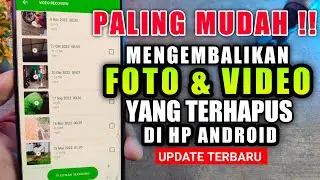 Paling Mudah‼️ Cara mengembalikan foto dan video yang terhapus di hp android
