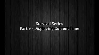 UE4 Survival Game - Displaying Current Time (Part 9)