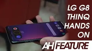 LG G8 ThinQ Hands On and V50 Preview - Sound on Display