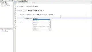 First Java Program