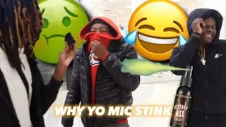 Fart Spray On Microphone Prank!😂