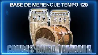 BASE DE MERENGUE TEMPO 120 /  PERCUSIÓN MERENGUE 🥁🪘🪘🎧